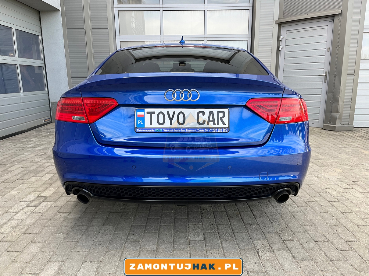 zdjecie audi a5 po montazu haka westfalia